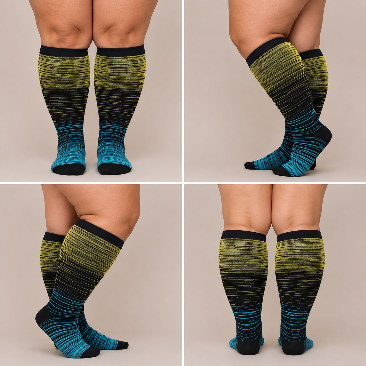 Compression Socks For Pain Relief (Stripes)