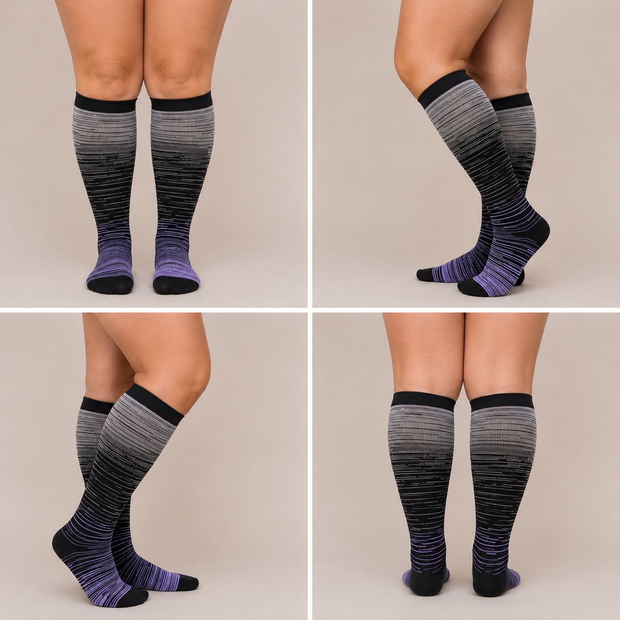 Compression Socks For Pain Relief (Stripes)